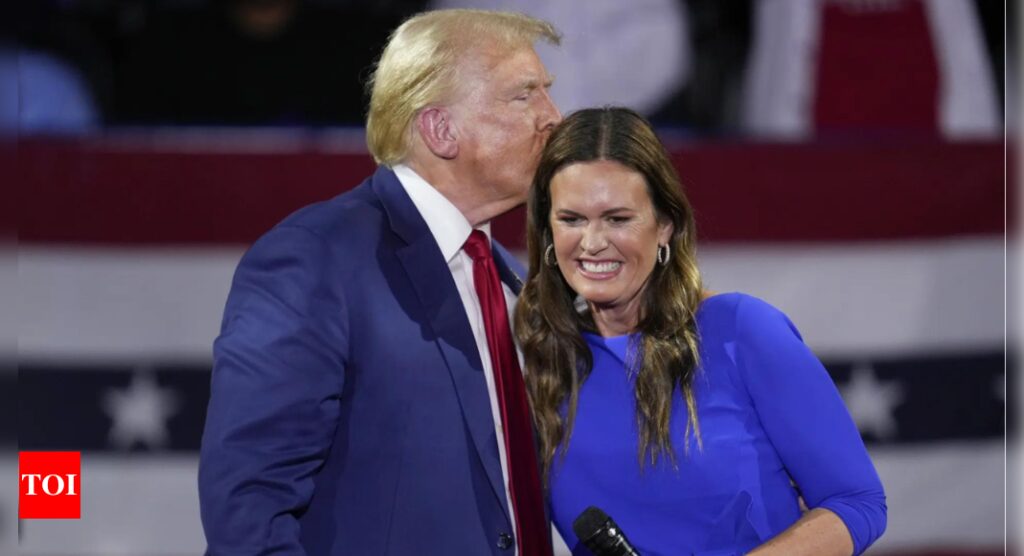 Who is Sarah Huckabee Sanders? Arkansas governor slammed for 'shaming' Kamala Harris