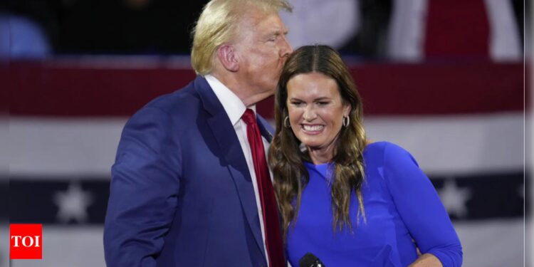Who is Sarah Huckabee Sanders? Arkansas governor slammed for 'shaming' Kamala Harris