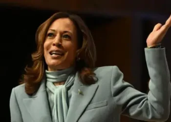 Getty Images Kamala Harris addresses the Congressional Hispanic Caucus Institute on 18 September