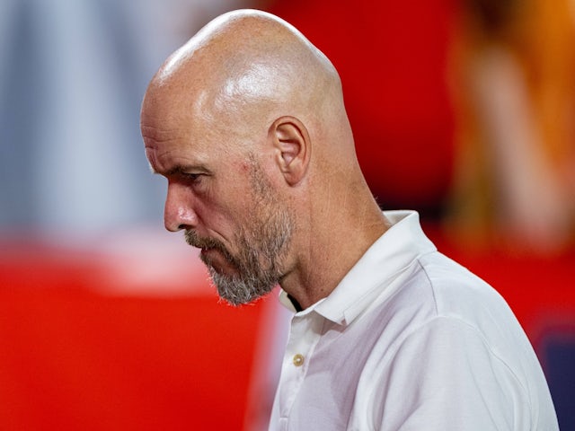 Manchester United head coach Erik ten Hag on August 3, 2024