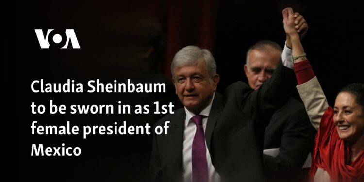 Claudia Sheinbaum to be sworn in as 1st female president of Mexico