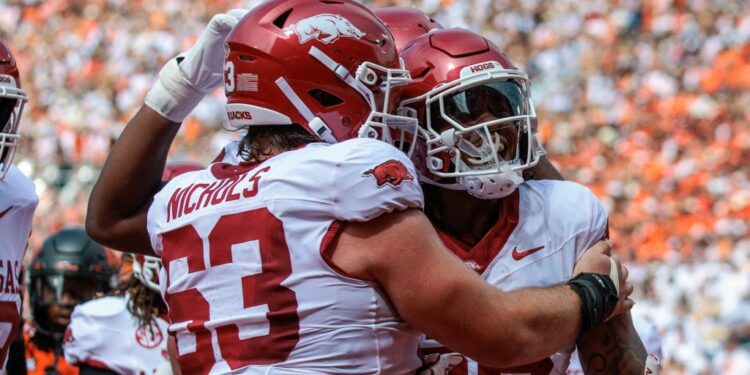 Tennessee Vols, Arkansas Razorbacks football depth charts for Week 6