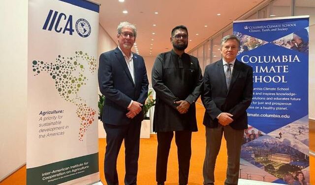 Pres. Ali, Columbia University, IICA & others partner on agriculture