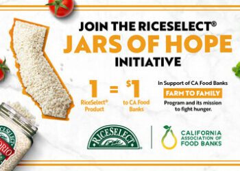 Riviana Foods and the California Association of Food Banks Join Forces to Fight Hunger Through "Jars of Hope" Initiative