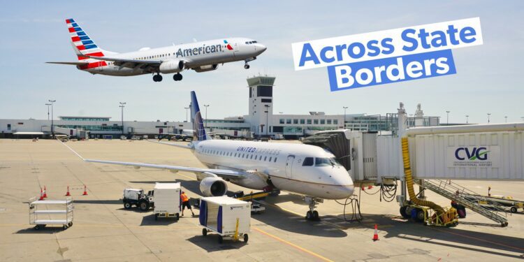 4 US Airports Located In Different States To The Cities They Serve