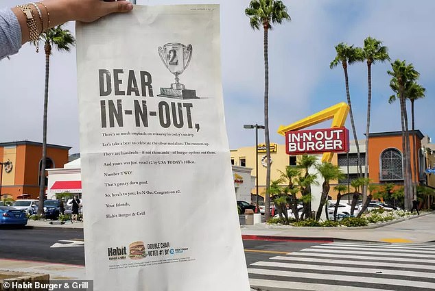 The burger chain also published a full page newspaper advertisement as well as created a Hollywood-style promo video with Jimmy Kimmel Live