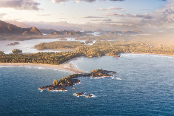 The island from above.