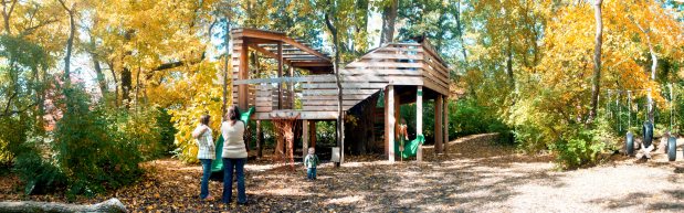 The Kansas Children's Discovery Center features a 4.5-acre outdoor adventure area with a pirate ship, tree house, music garden and more. (Provided by Kansas Children's Discovery Center)