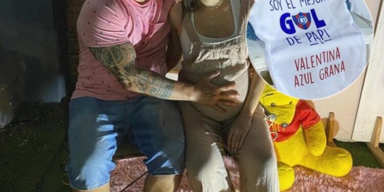 El particular homenaje de Mario Grana a Cerro Porteño con el nombre de su futura hija :: Olé