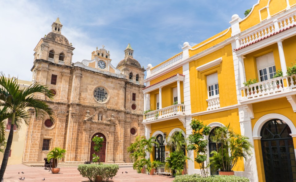 Courage was nicked in the Colombian city of Cartagena