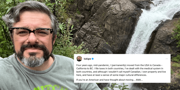 Man 'tired of the chaos in America' now lives in B.C., shares tips in viral post