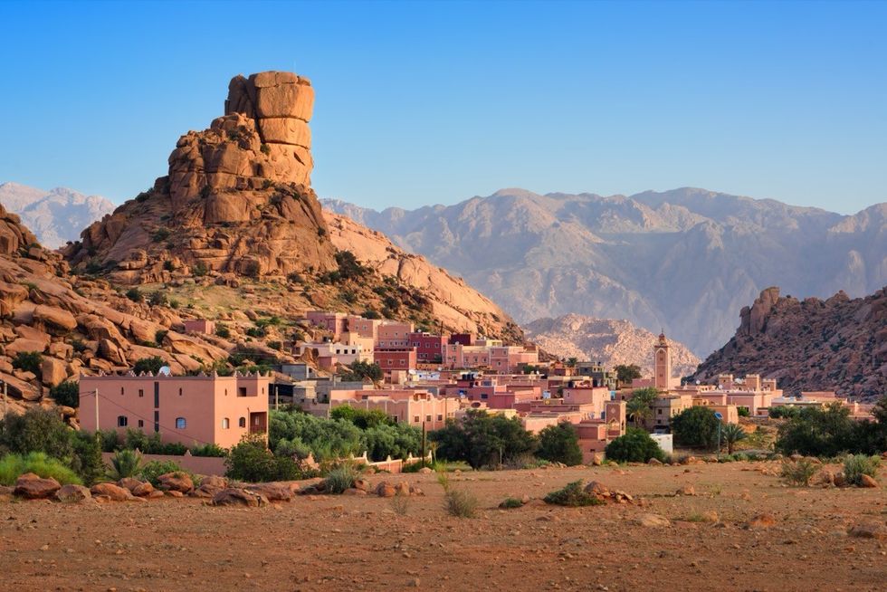 anti-atlas mountains in morocco