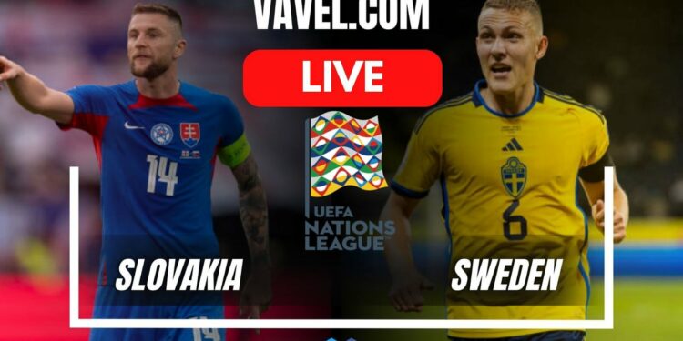 Highlights and goals: Slovakia 2-2 Sweden in UEFA Nations League | October 11, 2024