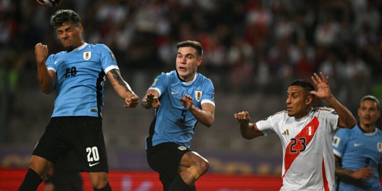 Uruguayan media react to 93-touch Manuel Ugarte display vs Peru