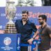 Aquiles Álvarez visita la exhibición de la Copa América en el Malecón