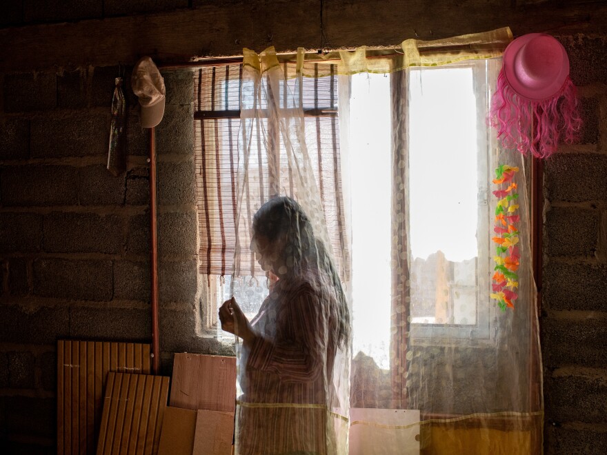 Narcisa Vilca, Tomas' sister,  at her home in the community of Tulor, near San Pedro de Atacama.