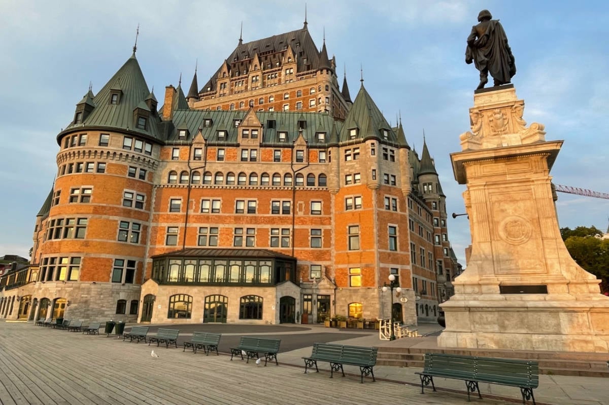 Old Town Quebec City, home to the famous Chateau Frontenac hotel, is a highlight of the Eastern Canada itinerary