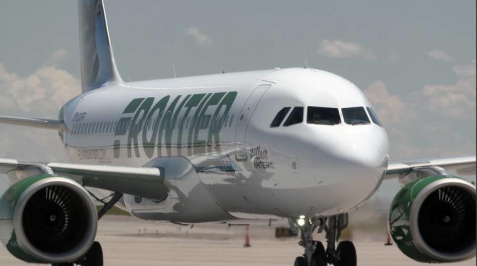 Frontier Airlines is cutting service from Las Vegas to Charlotte.