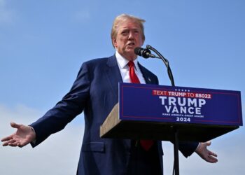 Donald Trump has no chance of winning these blue states but he’s campaigning there anyway