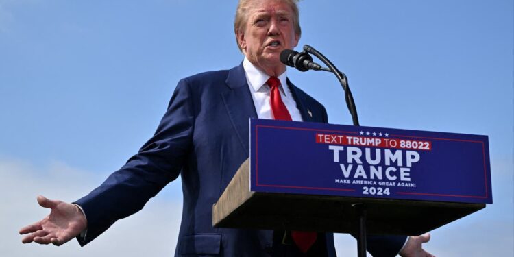 Donald Trump has no chance of winning these blue states but he’s campaigning there anyway