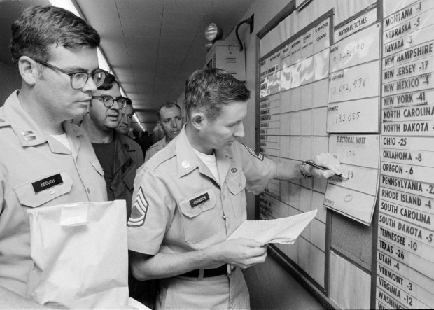 FILE – Sgt. 1 C Stanley Johnson of Portland, Ore.,...