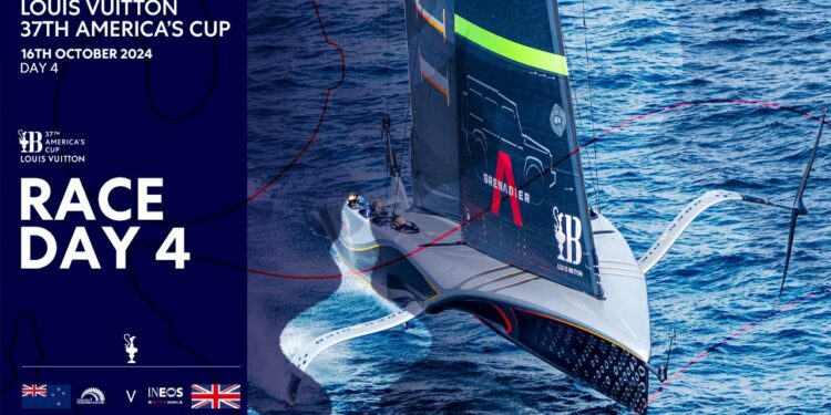 Ben Ainslie's Ineos Britannia vs Emirates Team New Zealand – races 5 and 6