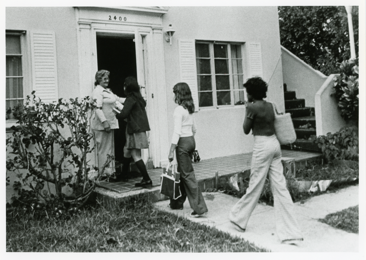 Barry University - Cuban girls entering foster home.jp2