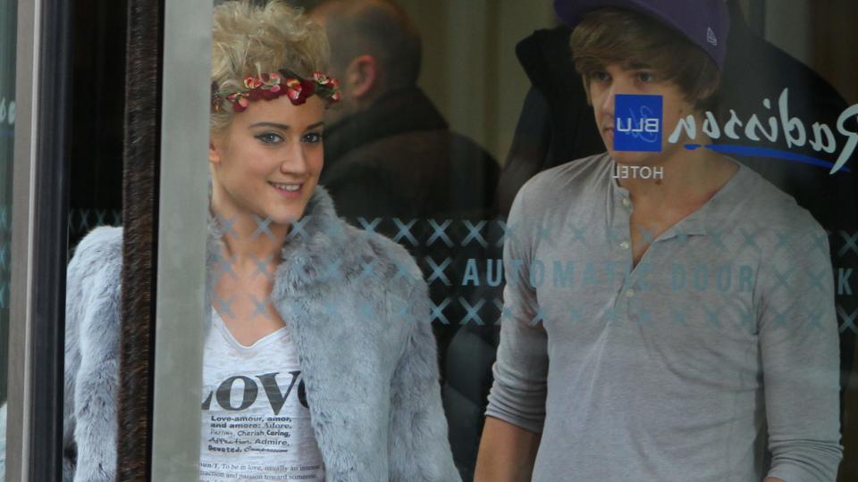 Katie Waissel, Liam Payne X Factor Finalists at their hotel ahead of the 'X Factor Tour' in Liverpool Liverpool, England - 10.03.11