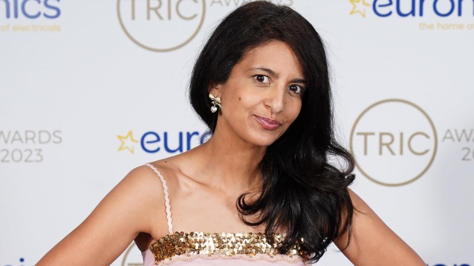 Konnie Huq attending the TRIC (The Television and Radio Industries Club) awards at the Grosvenor House Hotel in London. Picture date: Tuesday June 27, 2023. (Photo by Ian West/PA Images via Getty Images)