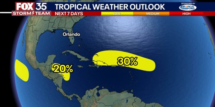 Cold front protecting Florida from the system