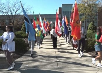 Flags unite: Celebrating diversity at UIndy