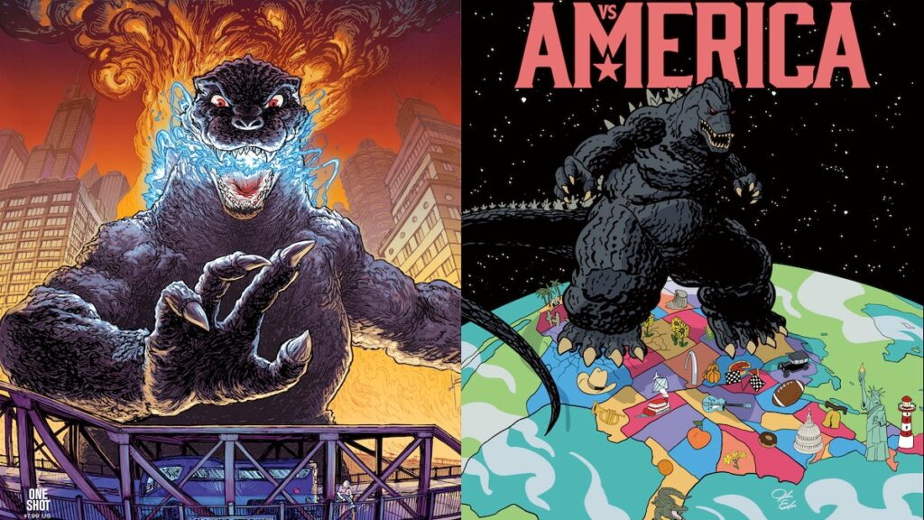 Godzilla Takes Down the US in 'Godzilla vs. America'