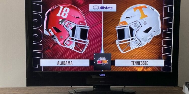 Tennessee vs. Alabama simulation for EA Sports College Football 25
