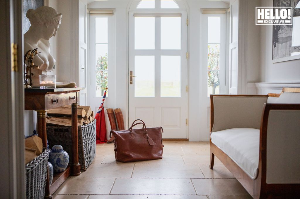 India Hicks' front door and hallway at Oxfordshire family home