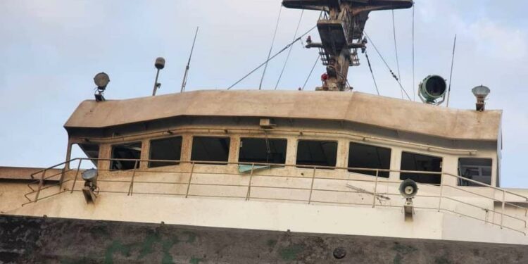 Russians damage St Kitts & Nevis-flagged civilian vessel in Odesa – photos