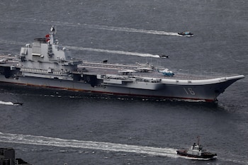 El portaaviones Liaoning de China (Foto AP/Vincent Yu/Archivo)