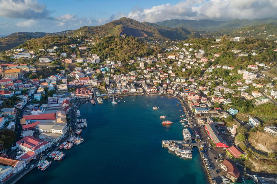 The island is known for its amazing chocolate and beautiful waterfalls