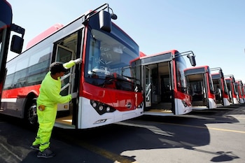 Santiago es la ciudad con más buses eléctricos fuera de China