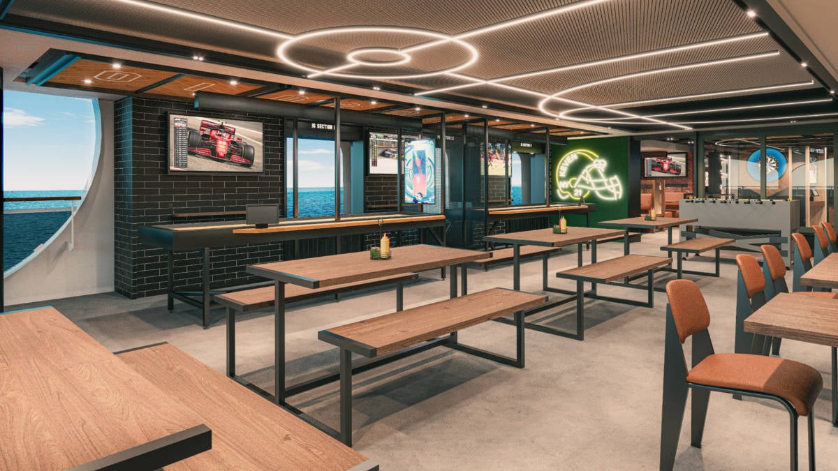 All-Star Sports Bar on MSC World America