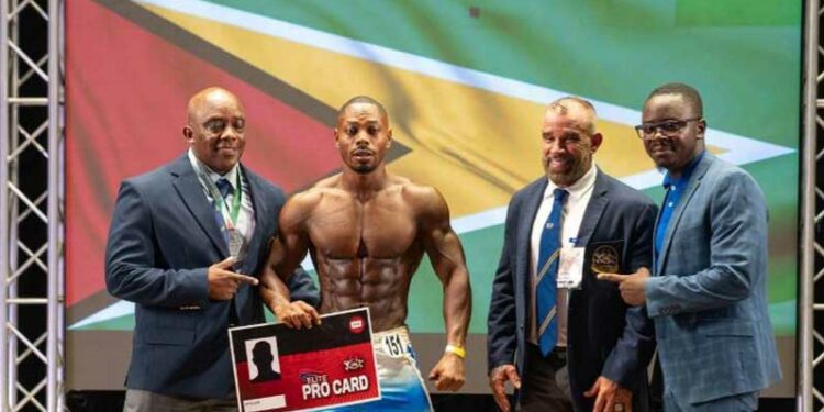 CAC bodybuilding championship... Emmerson Campbell picks up pro-card as Guyana top points table