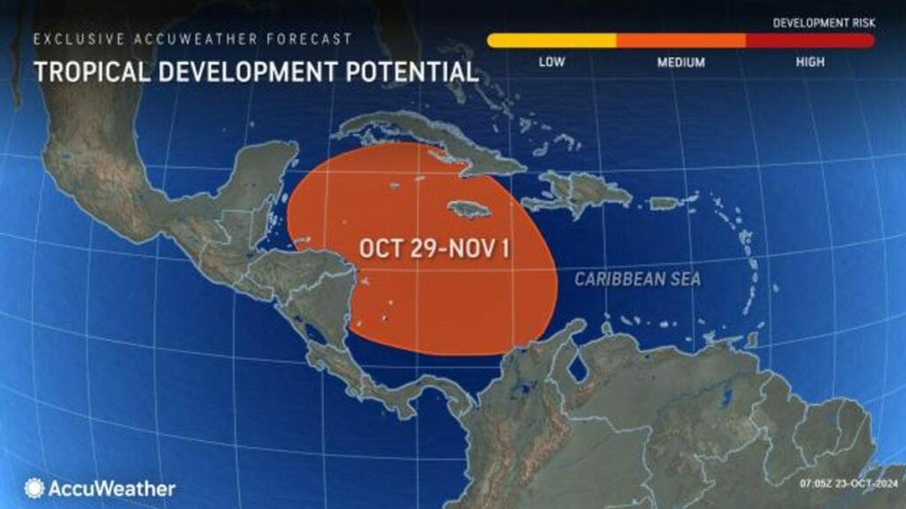 Tropics update:Tropical Storm Patty next week?