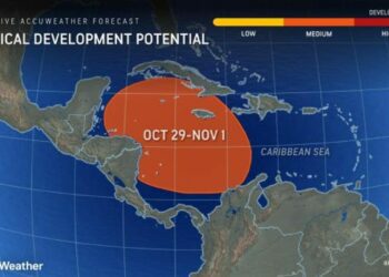 Tropics update:Tropical Storm Patty next week?