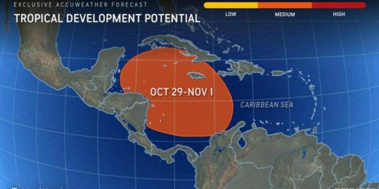 Tropics update:Tropical Storm Patty next week?