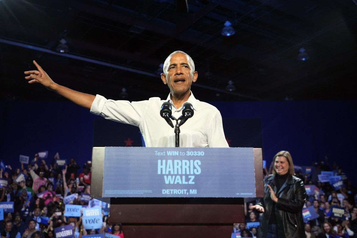 Obama at Michigan rally