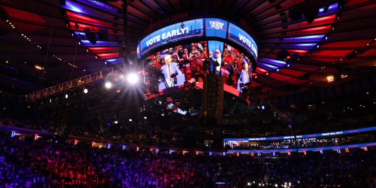 Trump Turns Madison Square Garden Red as Tens of Thousands Swarm the City for Campaign Rally