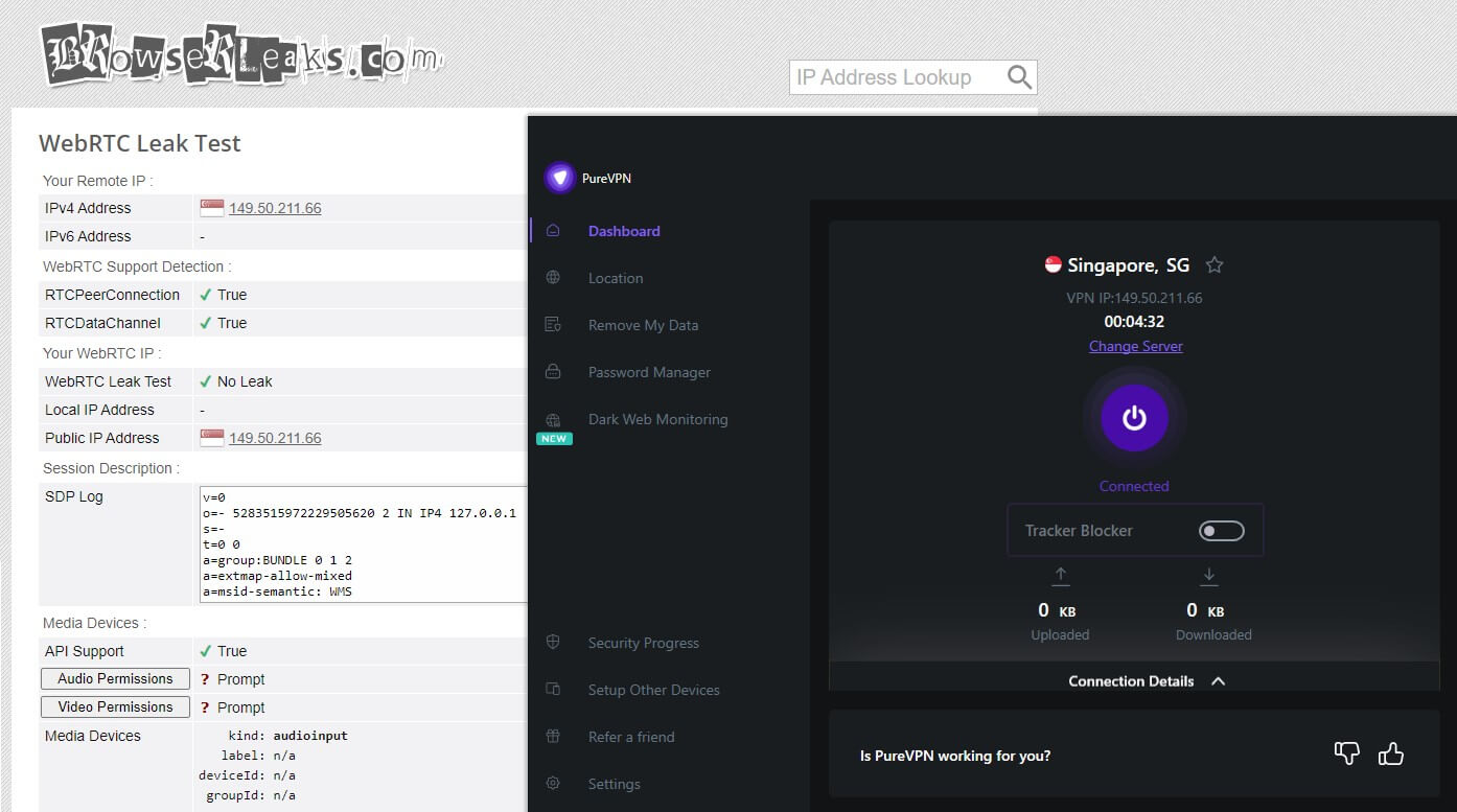 Purevpn Webrtc Leak Test