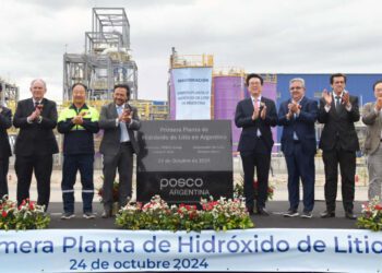 Posco completes Argentina’s first lithium hydroxide plant