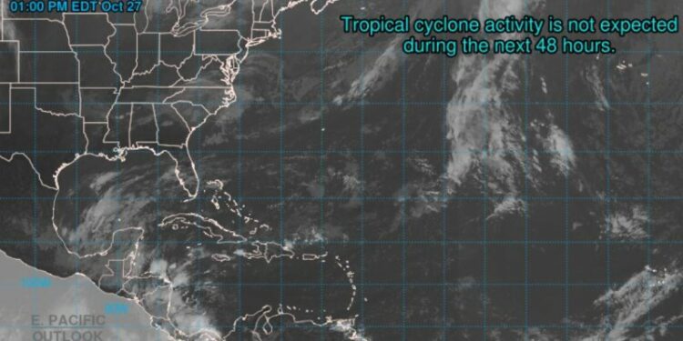 Tropical storm conditions right as hurricane season enters final month
