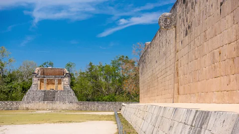 Getty Images Many of the cities built by the Maya had plazas and areas reserved for playing ball games (Credit: Getty Images)