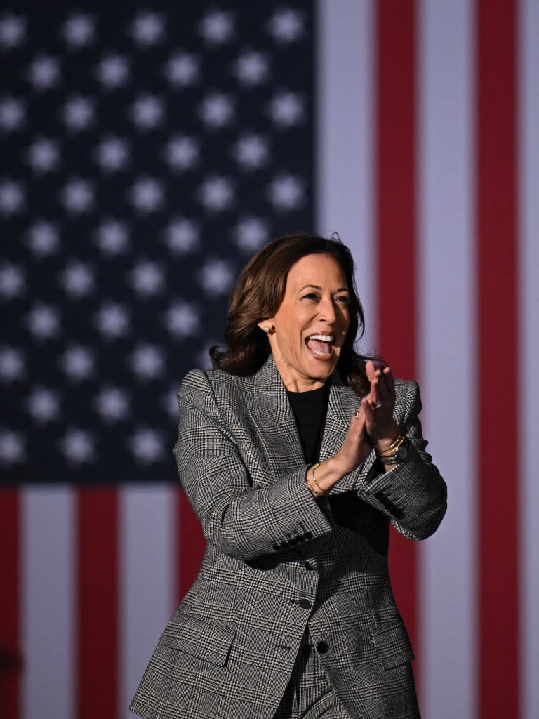 Jeff Bezos blocked the Washington Post ‘s editorial board from endorsing Kamala Harris. AFP via Getty Images